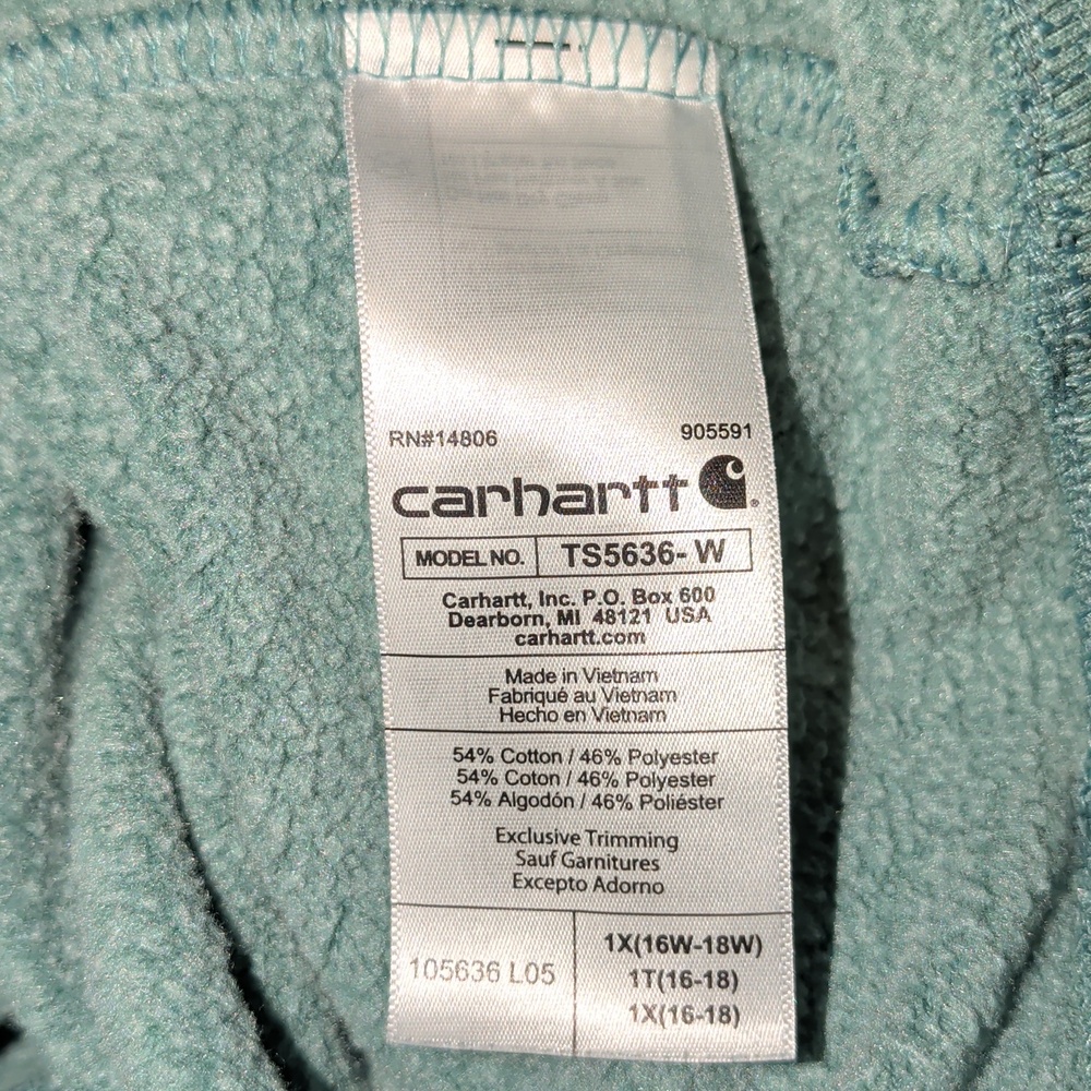 Carhartt Rain Defender® Midweight "C" Logo Graphic Hoodie Size 1X MSRP $64.9 - Picture 6 of 6